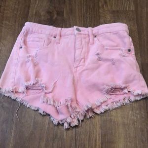 Pink shorts